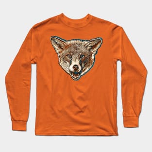 Psychedelic Acid Fox Long Sleeve T-Shirt